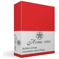 Dreamhouse Hoeslaken - dubbel jersey - rood - 140x200/220 cm