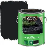 Cetabever palen & bielzen zwarte teer 5 liter