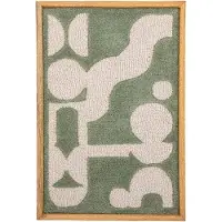 Bloomingville Longton muurdecoratie 45x65 cm Green