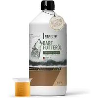 ReaVET - Premium BARF voederolie voor Honden - Voor vitale huid & vacht - Ondersteunt het immuunsysteem van je hond - 1000ml
