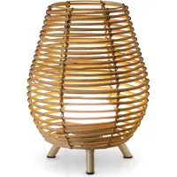 Newgarden Bossa LED tafellamp, dimbaar Bossa,, hout licht, Woon-/ Eetkamer, Hout