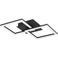 Eglo Led plafondlamp Rgbic 52cm - zwart