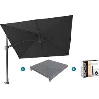 Platinum Challenger Premium T2 3x3 m - Faded Black met voet en hoes