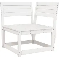 vidaXL Tuinhoekbank 73x73x78 cm massief grenenhout wit