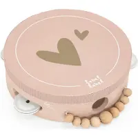 Label Tamboerijn Hout Pink