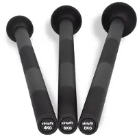 VirtuFit Macebell Set - Zwart - 4, 6, 8 kg