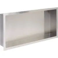 Saqu Shine inbouwnis 60x10x30cm RVS