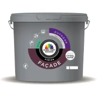 Global Paint Facade Finish Satin | Zijdeglans Gevelverf 5 LTR - Donkere kleur|1