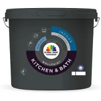 Global Paint Kitchen & Bath | Matte Schimmelwerende Muurverf 10 LTR - Lichte kleur|2