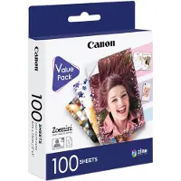 Canon ZINK 100 - Instant fotopapier - Zelfklevend - Voor Zoemini - Origineel - Card formaat - 100 sheets