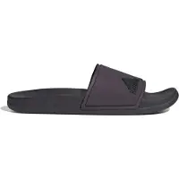 Adidas Adilette Comfort Elevated Slippers Zwart Donkerpaars
