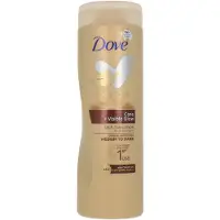 Dove Body Love Care + Visible Glow Self-Tan Lotion 400 ml - Medium To Dark