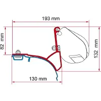 Fiamma F35 Pro Kit VW T5 Multivan - Transporter - Montage adapters