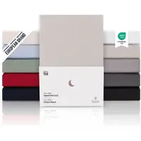 Blumtal Hoeslaken Premium Jersey - 180 x 200 cm - tot 40 cm Matrashoogte - Moonlight Grey - 100% Katoen - Boxspring