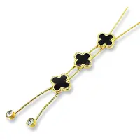 Montebello ketting Carya - Dames - Zilver gerhodineerd - Zirkonia - 11 x 37 mm - 45 cm