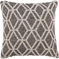 Tiseco Home Studio - Kussen (gevuld) ALPANA - SET/2 - 100% katoen - Vierkant - 45x45 cm - Zwart