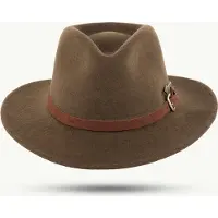 Scippis hoed – Montero – Allround vilthoed met nubuck leren band – Licht & warm