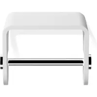 DECOR WALTHER WC Rolhouder Stone Met Smartphone Planchet Mat Wit Chrome