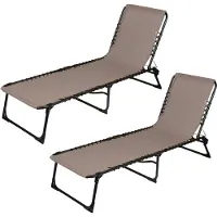 Urban Living SET X 2 GRIJS BLAUW LIGBEDDEN 187X56XH26/85CM