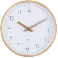 Alba HORTREE, houten wandklok "HORTREE", quartz uurwerk, diameter: 300 mm