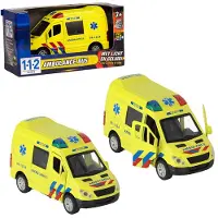 112 Pull-Back Ambulance Bus 1:34 + Licht En Geluid