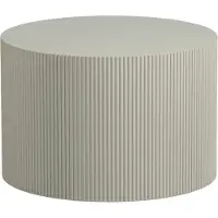 Woood Sanne Bijzettafel - MDF - Antique Beige - 40x60x60