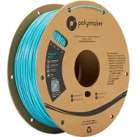 Polymaker PB01010 PolyLite Filament PETG Hittebestendig, Hoge treksterkte 1.75 mm 1000 g Turquoise 1 stuk(s)