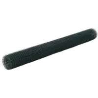 vidaXL Kippengaas 25x1,5 m staal met PVC coating groen