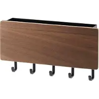 Yamazaki Magnetisch Sleutelkastje met haakjes - Rin - Zwart