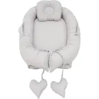 MorDesign Grey Babynest met Kussen D21