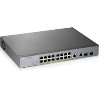 Zyxel GS1350-18HP Smart Managed Switch 16x Gigabit Ethernet (16x PoE+ max. 250 Watt), 2x GbE/SFP, Long Range, incl. 1 jaar Nebula Pro