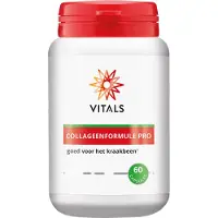 Vitals Collageenformule Pro voor kraakbeen - 60 capsules. Aangevuld met Ester-C, voor aanmaak van collageen en goed voor kraakbeen.
