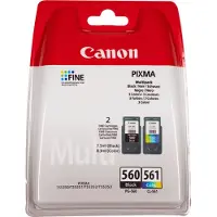 Canon Inktcartridge PG-560 / CL-561 Zwart + 3 kleuren Multipack