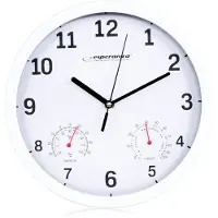 Esperanza EHC016W Mechanical wall clock Round White