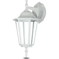 V-TAC E27 Buitenverlichting - Wandlampen - Downlight - IP44 - Mat wit