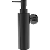 Regn Zeepdispenser Wandmodel - Gun Metal Black PVD - Accessoires, Zeep accessoires, Zeepdispensers - 8720297697685