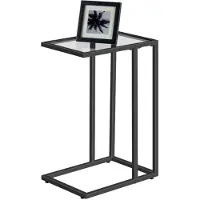 Ylumen Bijzettafel Judy H 62 cm zwart