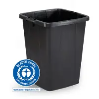 Durable Afvalcontainer DURABIN ECO 90L vierkant, 1800505221, Zwart