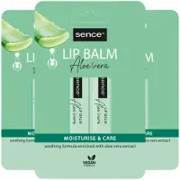 Sence 3x Lippenbalsem Aloë Vera 2 Stuks