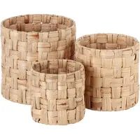 Dixie Cylinder Panama Lily Manden Pak Van 3 - Manden Ijzer Natural Beige - 45147