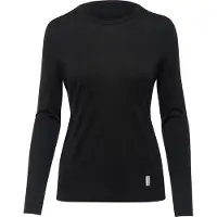 Thermowave - Women's Aero Long Sleeve Shirt - Merino-ondergoed L, zwart