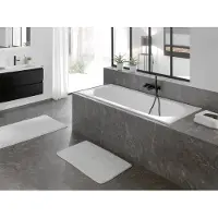 Luca Varess Snello eenpersoons inbouwbad 170 x 75 cm acryl glanzend wit