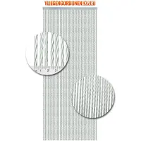 Vliegen gordijnen expert Vliegengordijnenexpert Napoli zilver 100x240 vliegengordijn -