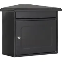 Profirst Mail PM 320 Brievenbus Zwart Grijs