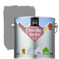 Lacq Produra Nordic beits Zweeds grijs 2,5 liter