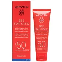 Apivita Bee Sun Safe Anti-spot And Anti-aging Spf50+ 50ml Vochtinbrengende Crème
