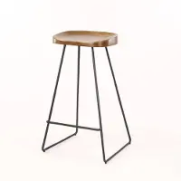 Hoyz barstoel houten zitting 4 stuks -