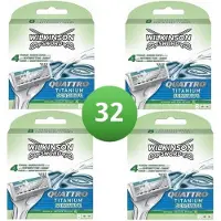 Wilkinson Sword Wilkinson Quattro Titanium Sensitive scheermesjes 32st