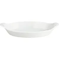Pillivuyt serveerplaat ovaal wit 28x16 cm