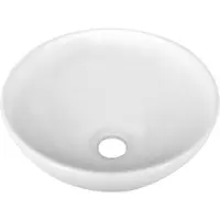 Wiesbaden Luna waskom 32x13cm keramiek wit